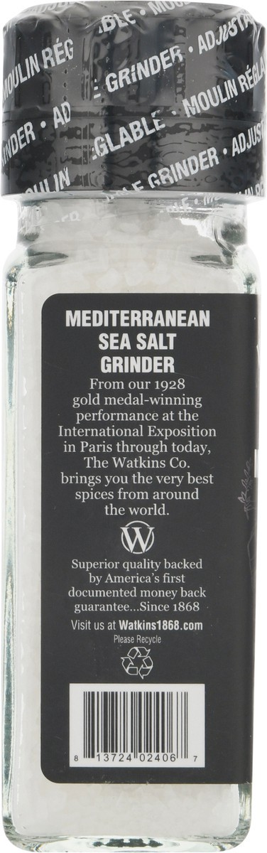 slide 7 of 11, Watkins Organic Mediterranean Sea Salt Grinder, 