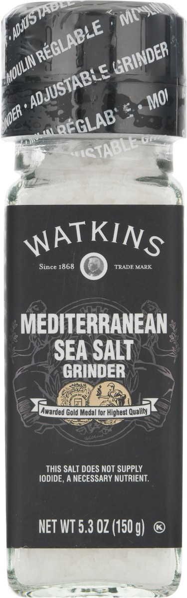 slide 9 of 11, Watkins Organic Mediterranean Sea Salt Grinder, 