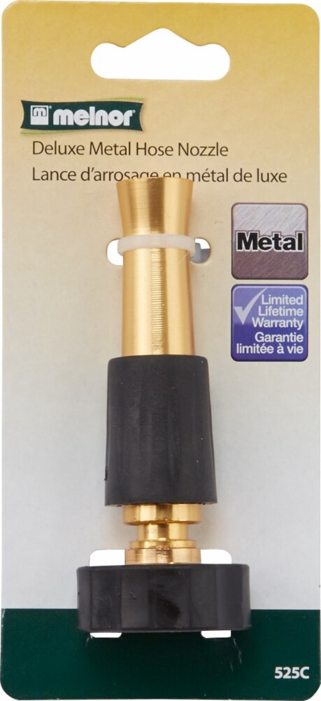slide 1 of 2, Melnor Hose Nozzle, Deluxe, Metal, 4 in