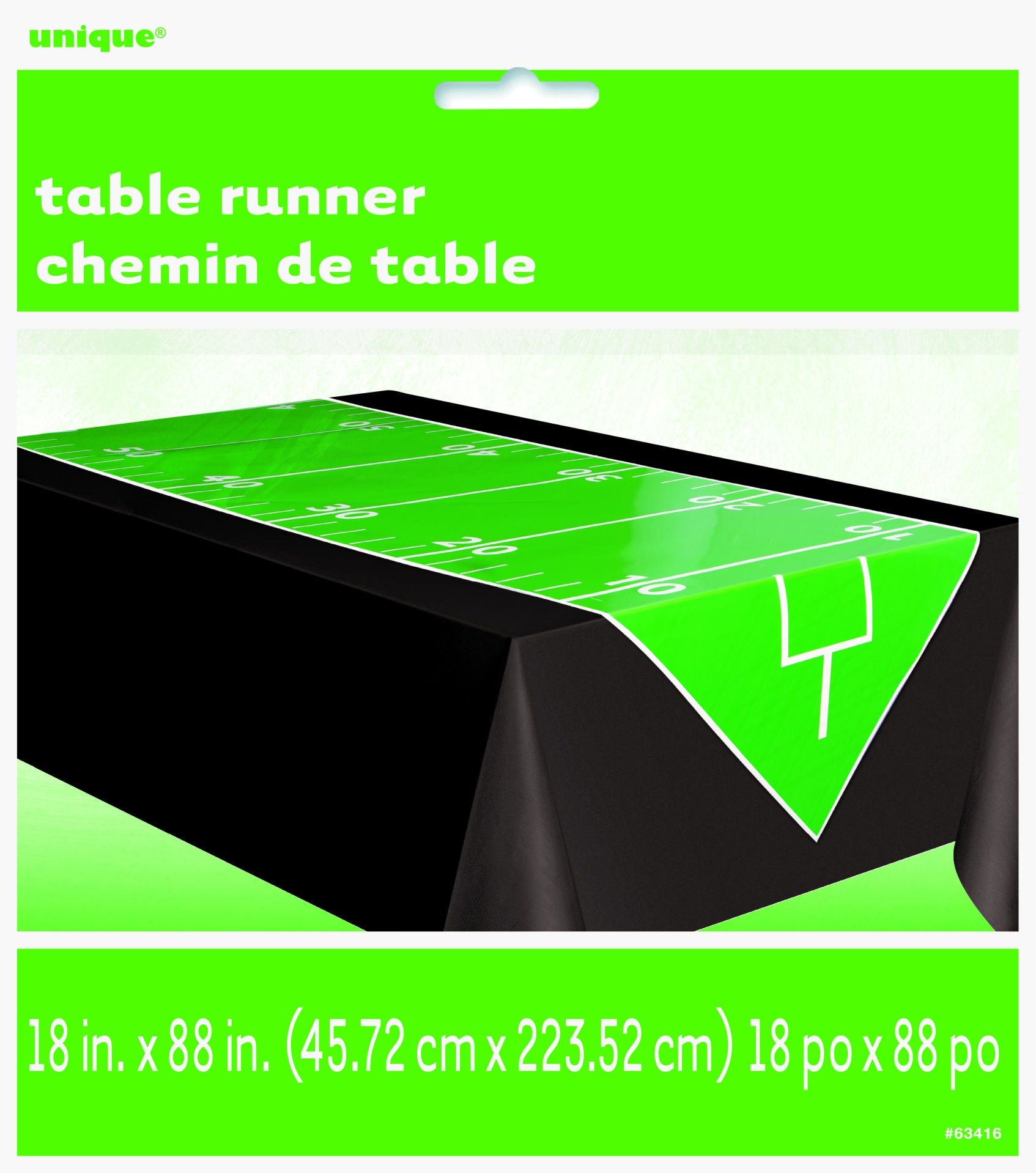 slide 1 of 1, Unq Football Field Tablecover, 1 ct