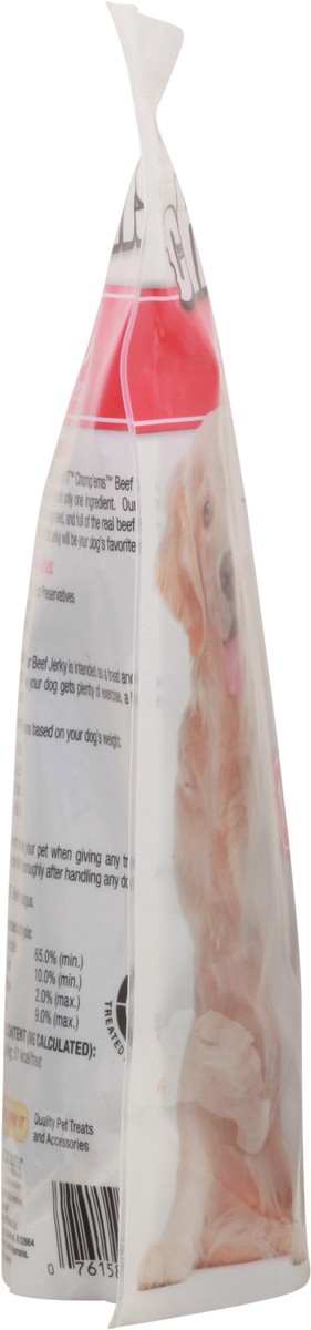 slide 6 of 9, Ruffin' It Chomp'ems Beef Jerry Homestyle Treats For Dogs 7 oz Pouch, 7 oz