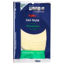 Hy-Vee Deli Style Smoked Provolone Cheese Slices 10ct
