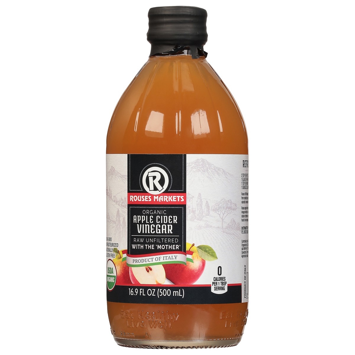 slide 6 of 11, Rouses Markets Organic Apple Cider Vinegar 16.9 fl oz, 16.9 fl oz