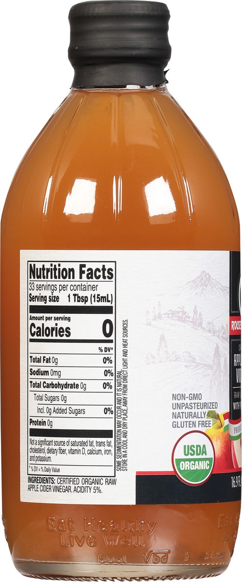 slide 7 of 11, Rouses Markets Organic Apple Cider Vinegar 16.9 fl oz, 16.9 fl oz