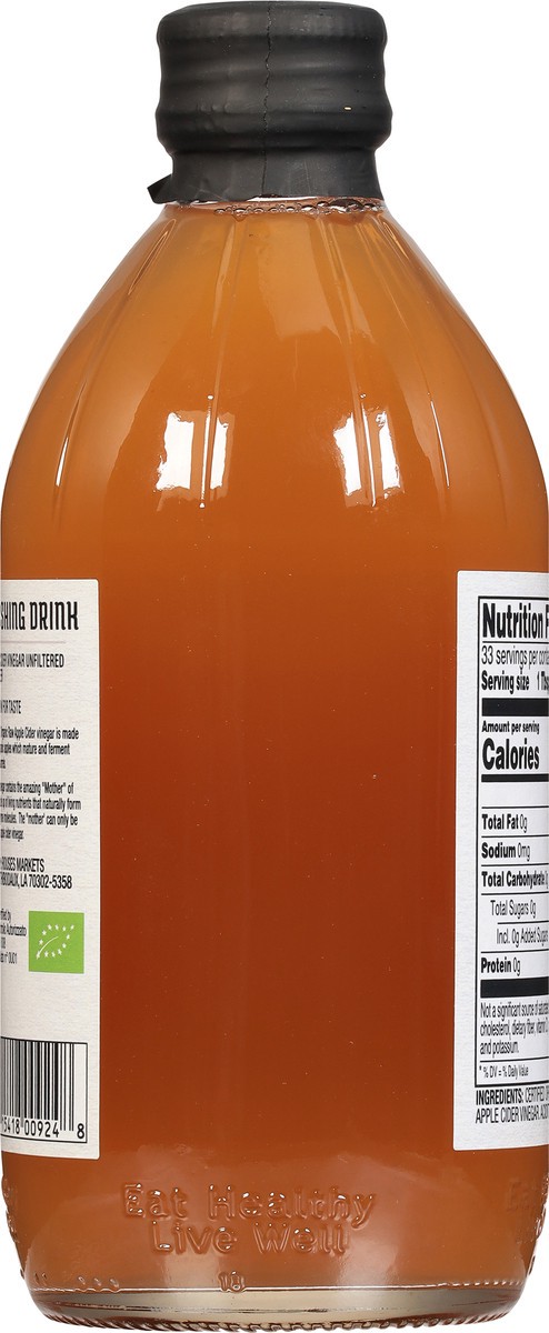 slide 2 of 11, Rouses Markets Organic Apple Cider Vinegar 16.9 fl oz, 16.9 fl oz