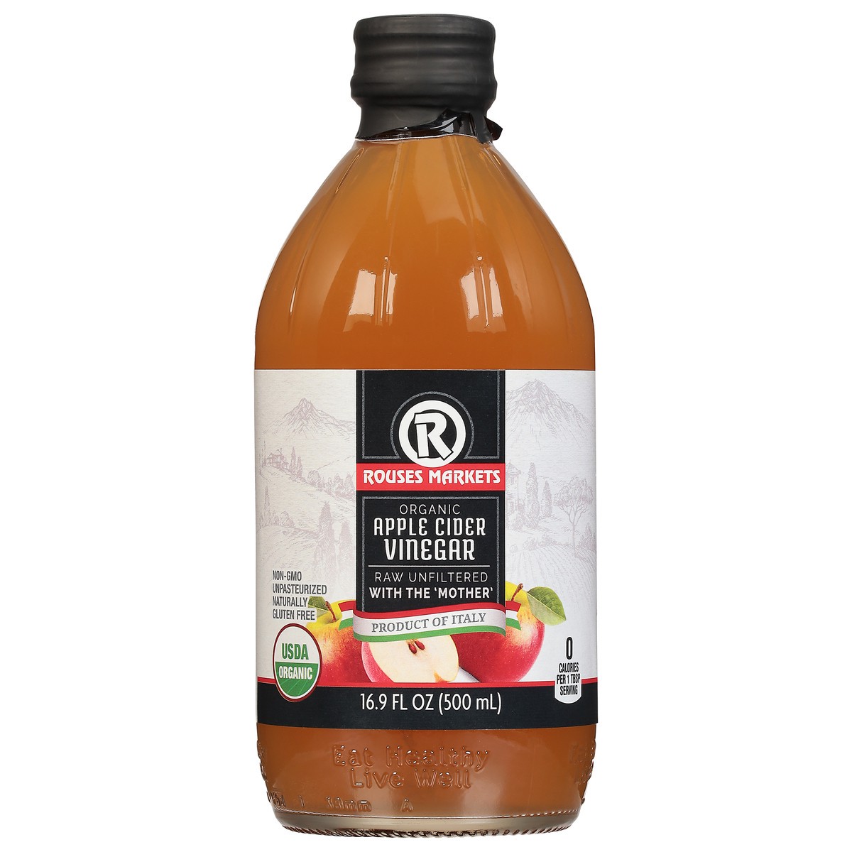 slide 11 of 11, Rouses Markets Organic Apple Cider Vinegar 16.9 fl oz, 16.9 fl oz