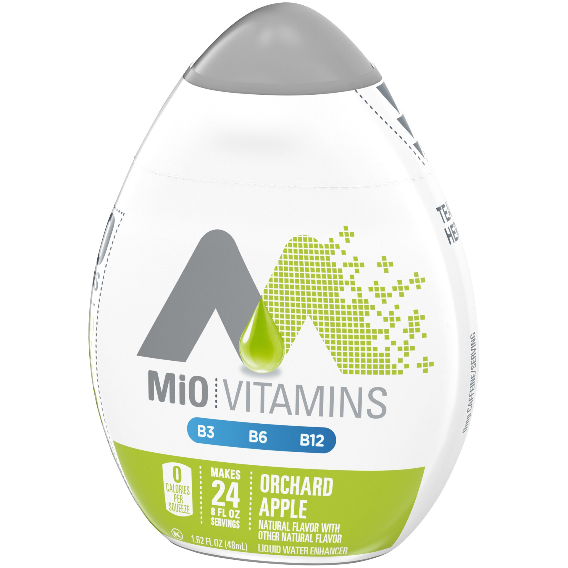 slide 6 of 13, MiO Vitamins Orchard Apple Naturally Flavored Liquid Water Enhancer Bottle - 1.62 fl oz, 1.62 fl oz