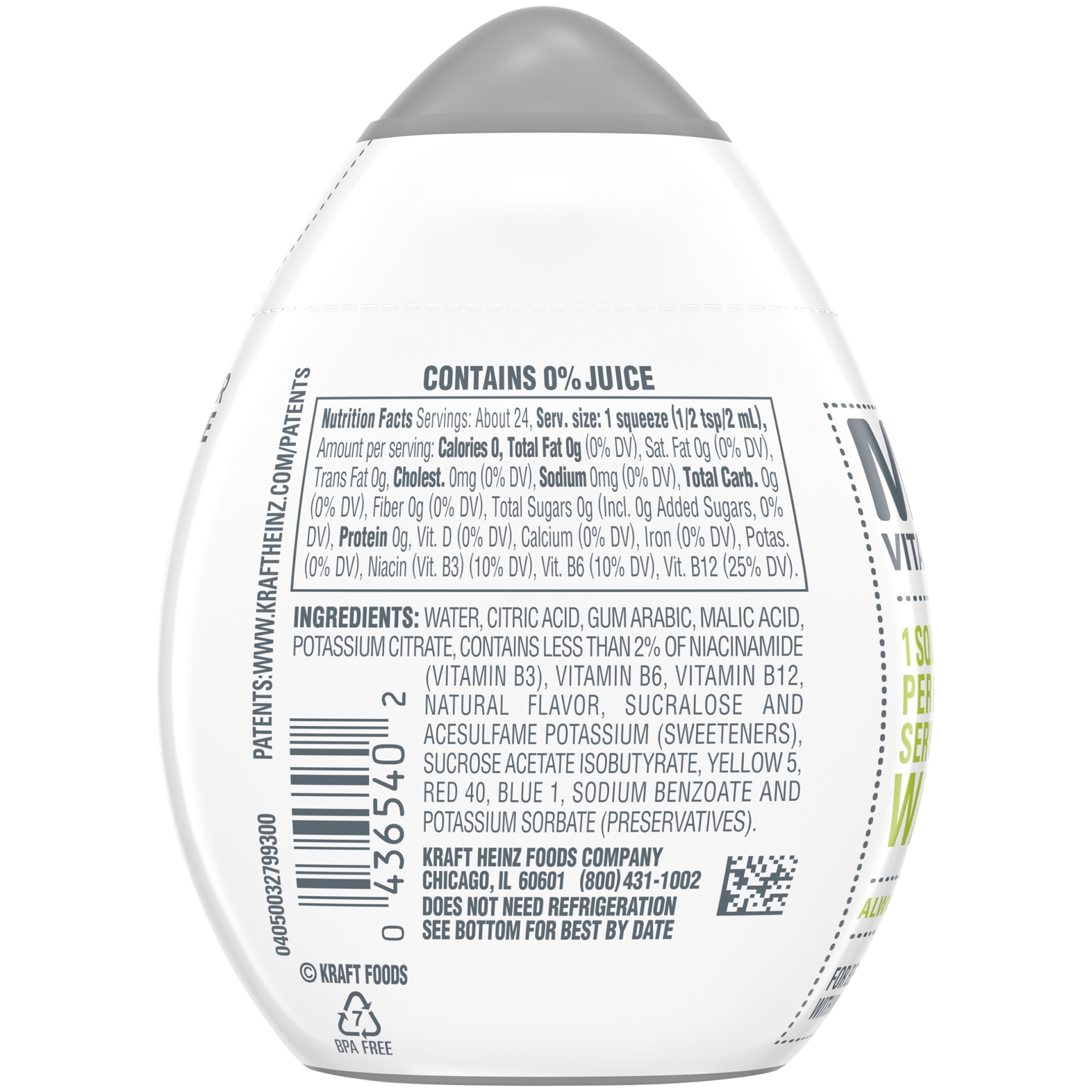 slide 5 of 7, MiO Vitamins Orchard Apple Naturally Flavored Liquid Water Enhancer, 1.62 fl oz