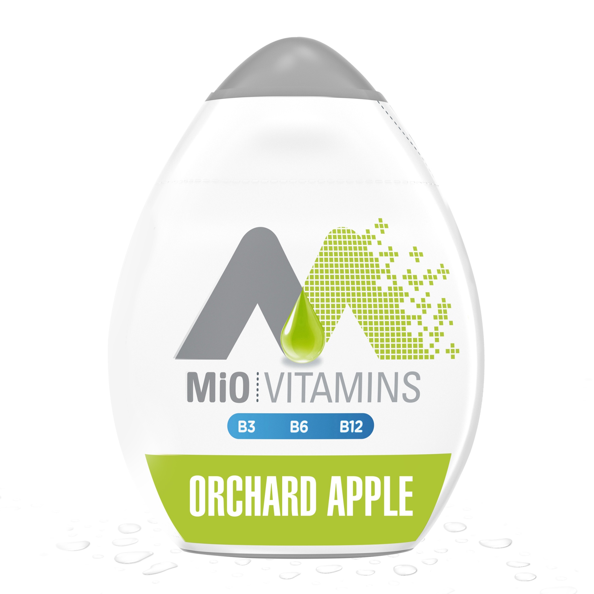 slide 1 of 7, MiO Vitamins Orchard Apple Naturally Flavored Liquid Water Enhancer, 1.62 fl oz
