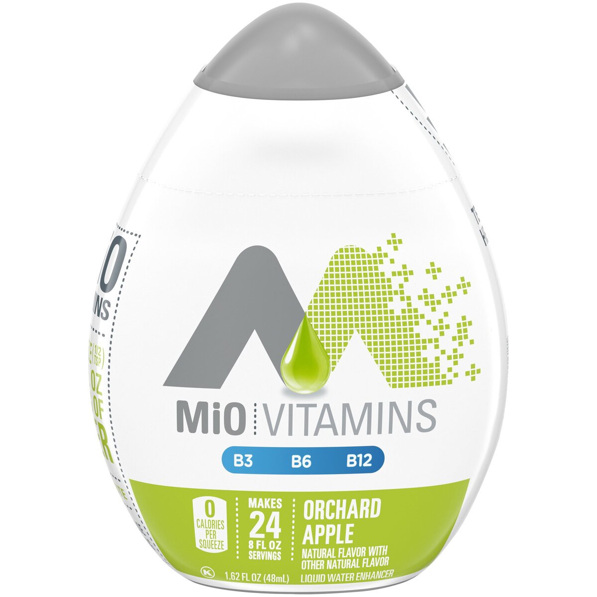 slide 1 of 13, MiO Vitamins Orchard Apple Naturally Flavored Liquid Water Enhancer Bottle - 1.62 fl oz, 1.62 fl oz