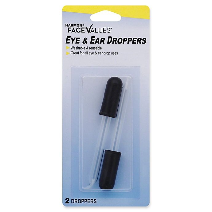 slide 1 of 1, Harmon Face Values Eye & Ear Droppers, 2 ct