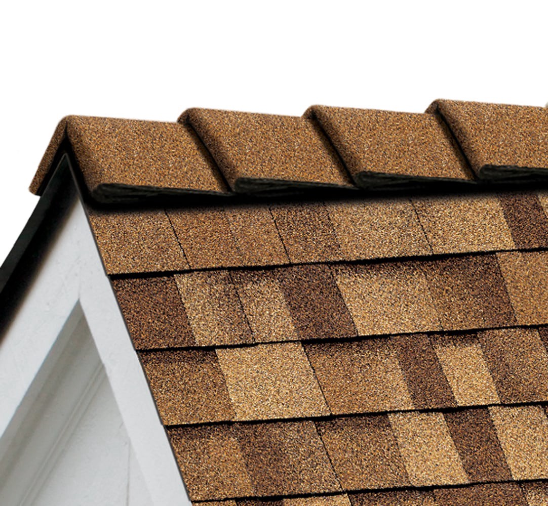 slide 1 of 6, Owens Corning DecoRidge Desert Tan Hip Ridge Roof Shingles ( 20-lin ft per Bundle ), 1 ct
