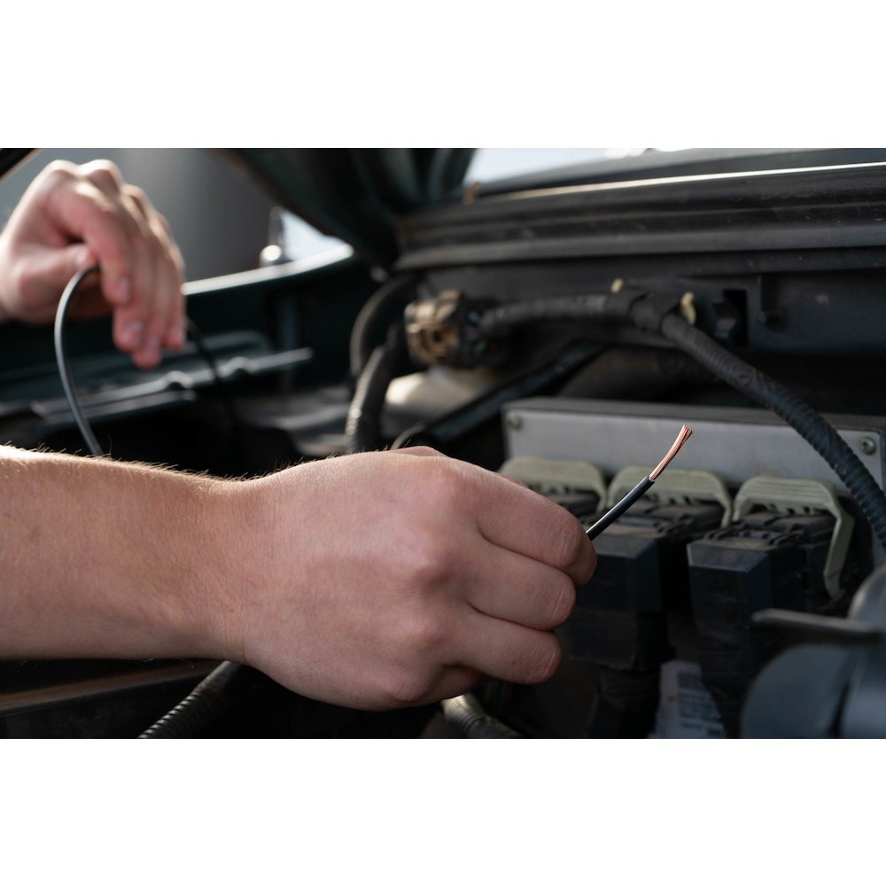 slide 2 of 4, Southwire 20-ft 14 -AWG Stranded Black GPT Primary Wire, 1 ct