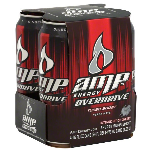 Mountain Dew Amp Overdrive Energy Drink 64 oz Shipt