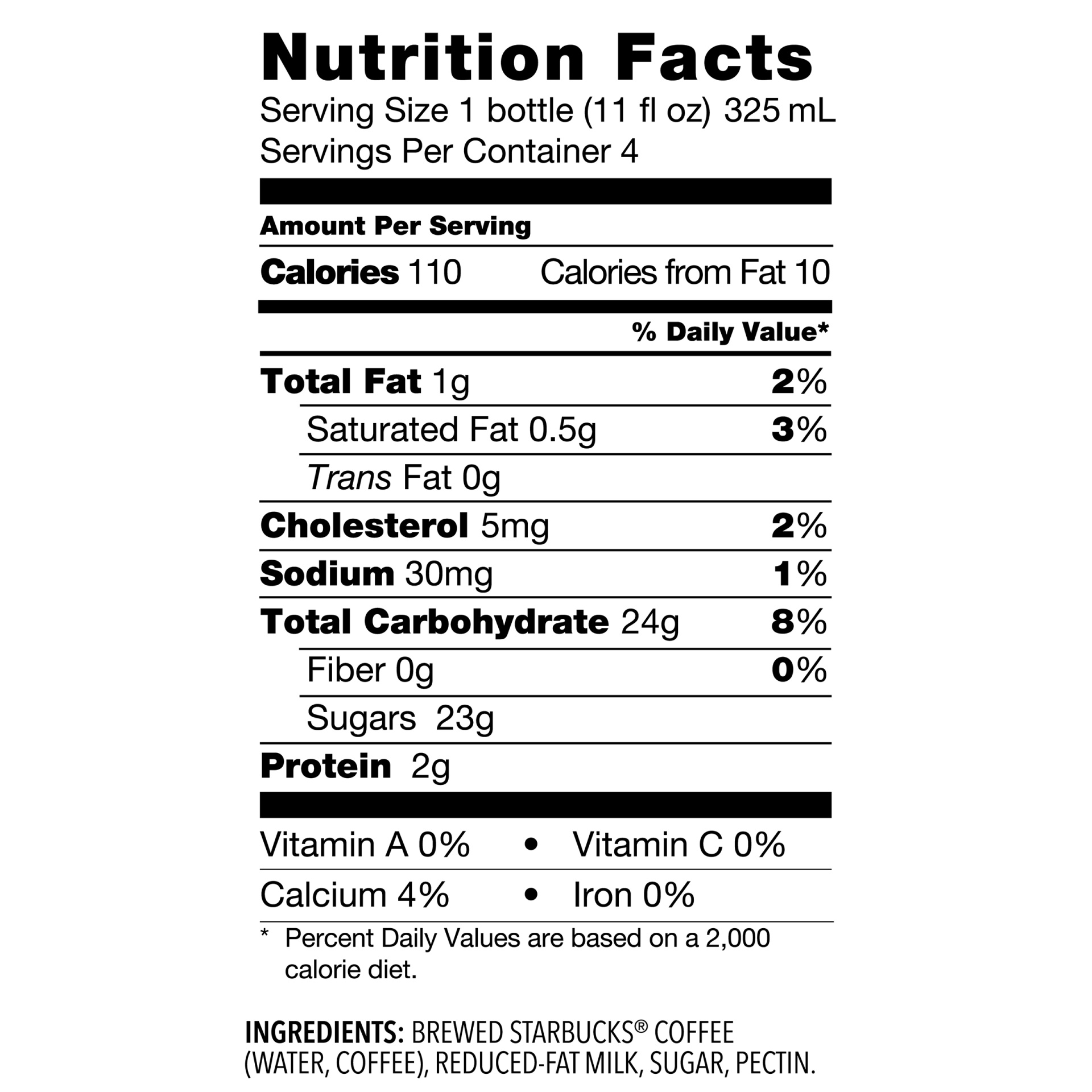 slide 2 of 4, Starbucks Iced Coffee with Milk Premium Coffee Beverage (4-11 Fluid Ounce) 44 Fluid Ounce - 44 oz, 44 oz