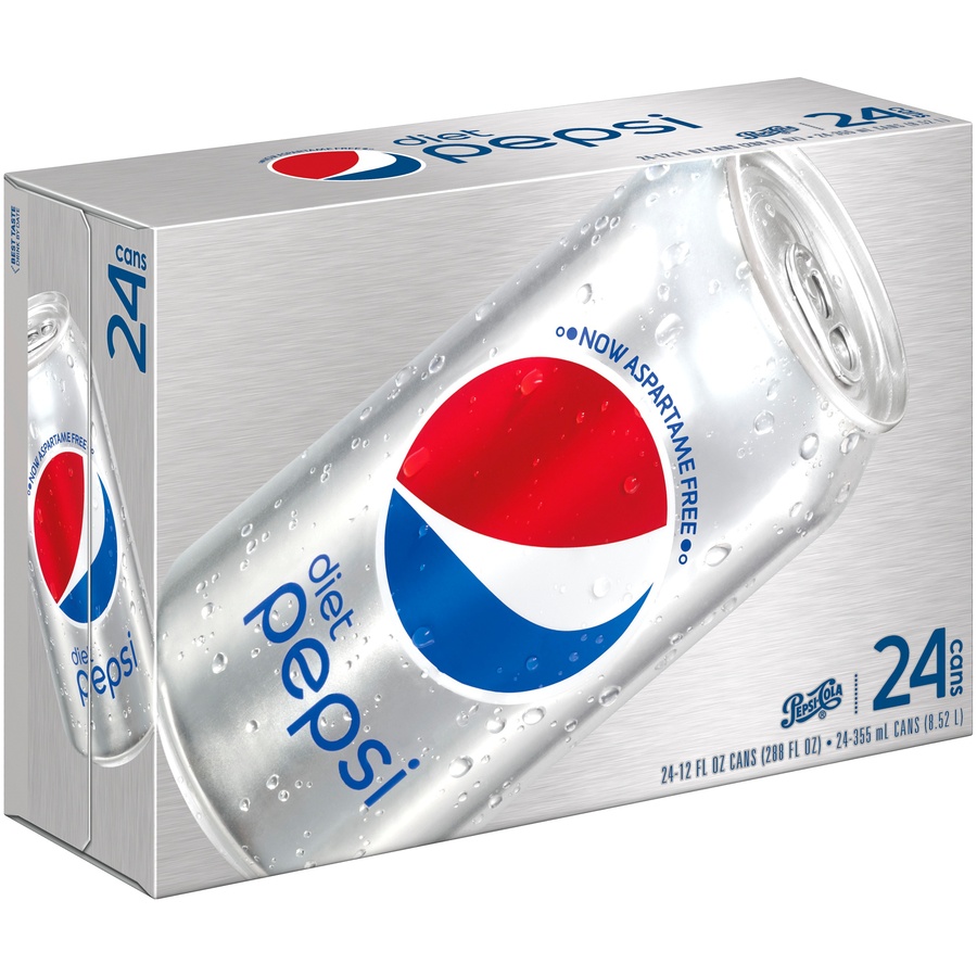 slide 2 of 3, Pepsi Diet- 24 ct; 12 oz, 24 ct; 12 oz