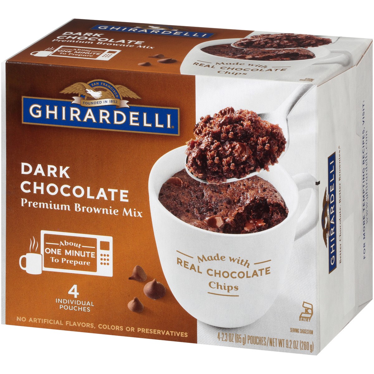 slide 2 of 6, GHIRARDELLI Brownie Mix, 4 ct; 9.2 oz