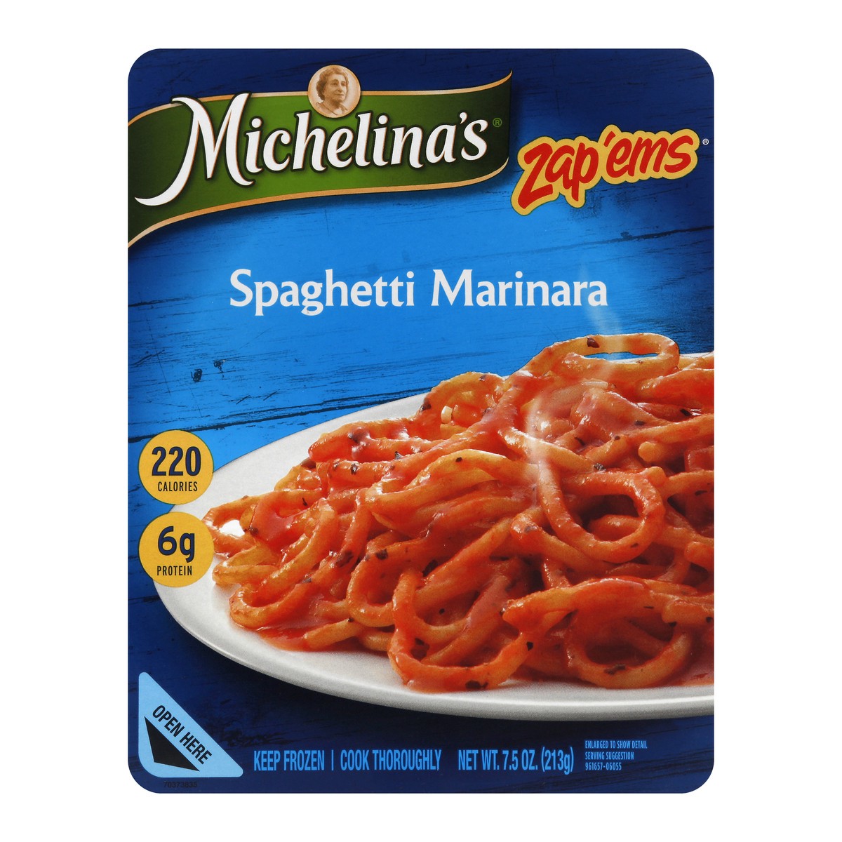 slide 3 of 9, Michelina's Spaghetti Marinara, 7.5 oz