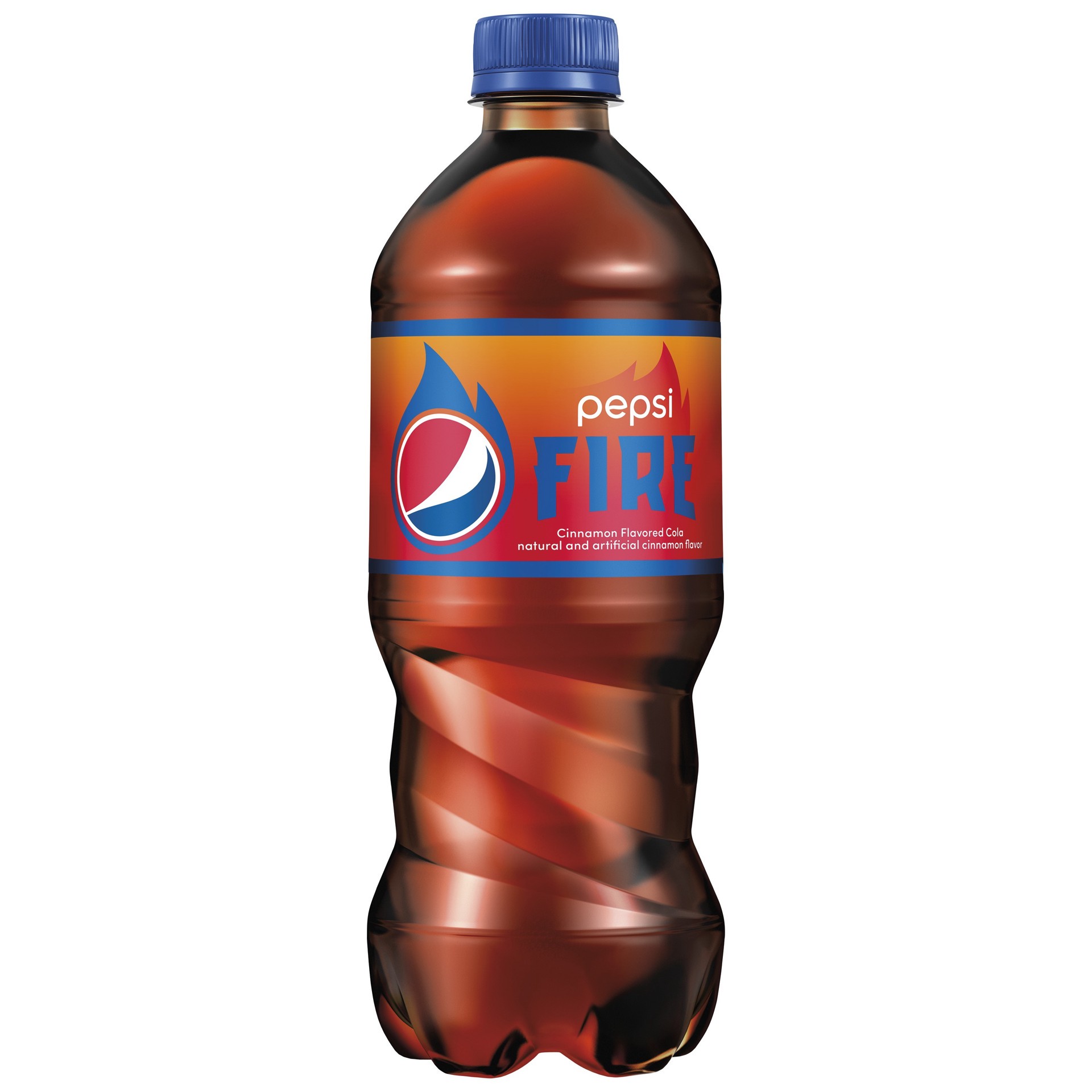 slide 1 of 1, Pepsi Fire Cola 20 Fluid Ounce Plastic Bottle, 20 oz