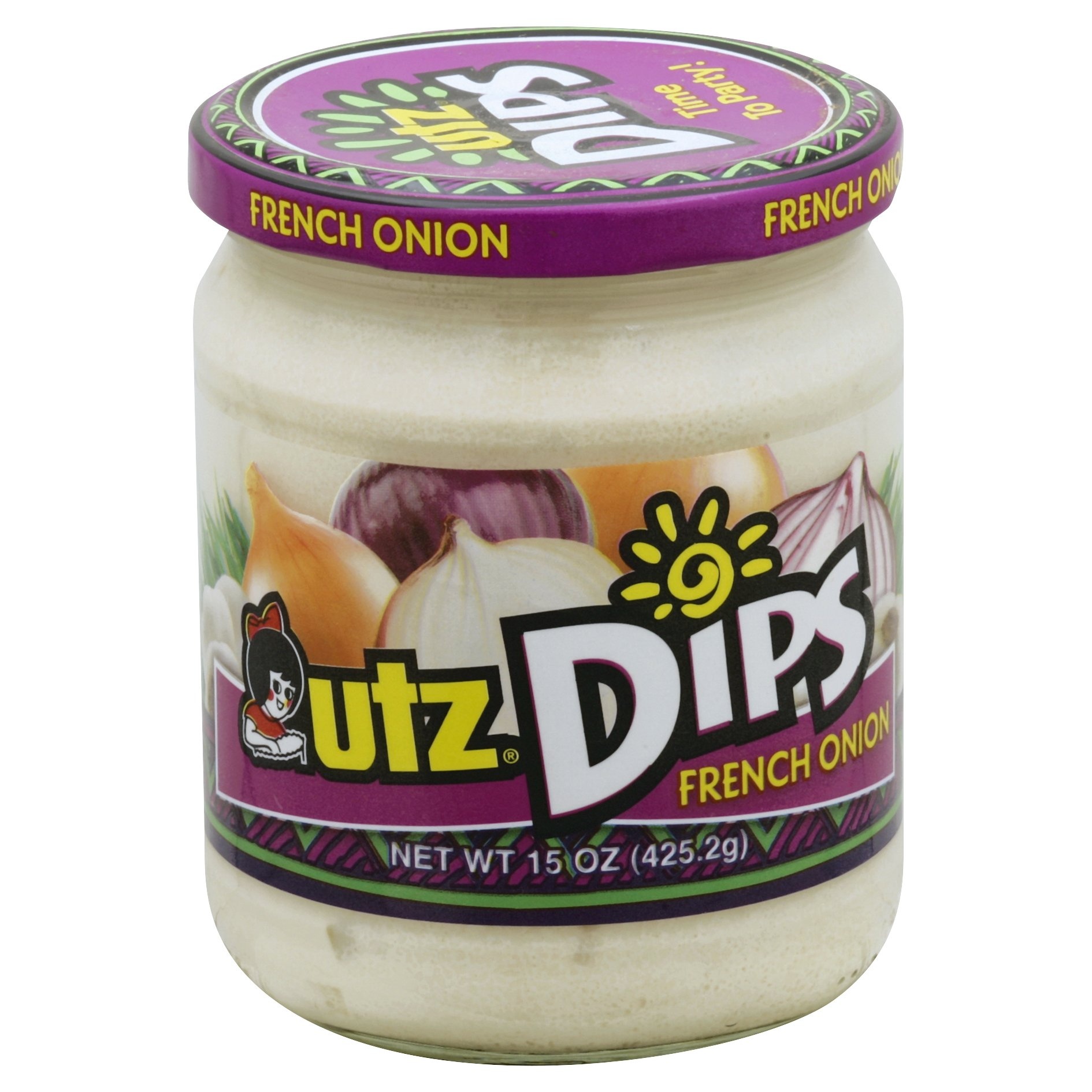 slide 1 of 2, Utz French Onion Dips, 15 oz