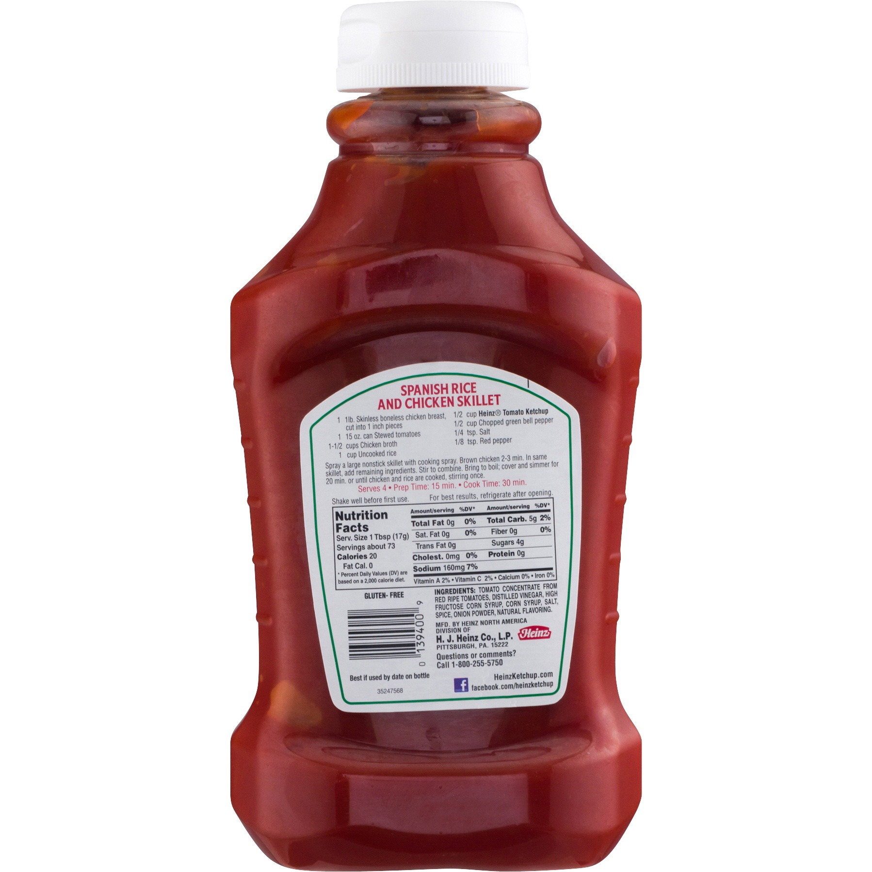 slide 6 of 6, Heinz Tomato Ketchup 15% More Free, 44 oz