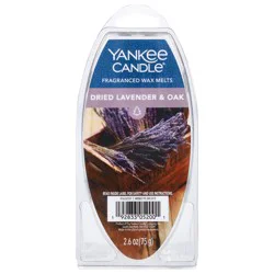 Yankee Candle Fragranced Dried Lavender & Oak Wax Melts 2.6 oz