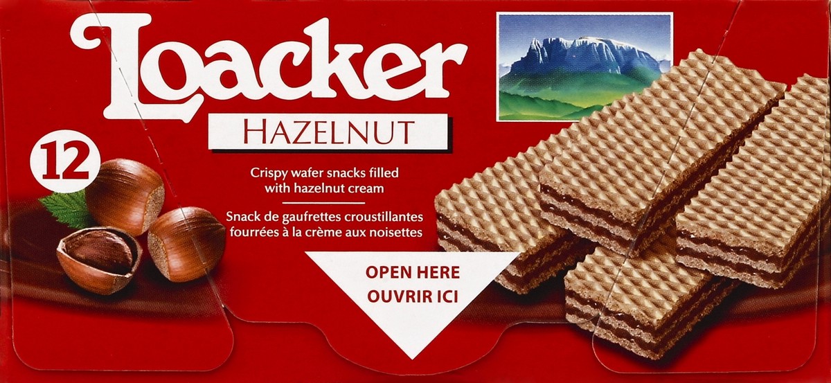 slide 2 of 4, Loacker Classic Hazelnut Wafers 12 - 1.59 oz Packs, 12 ct