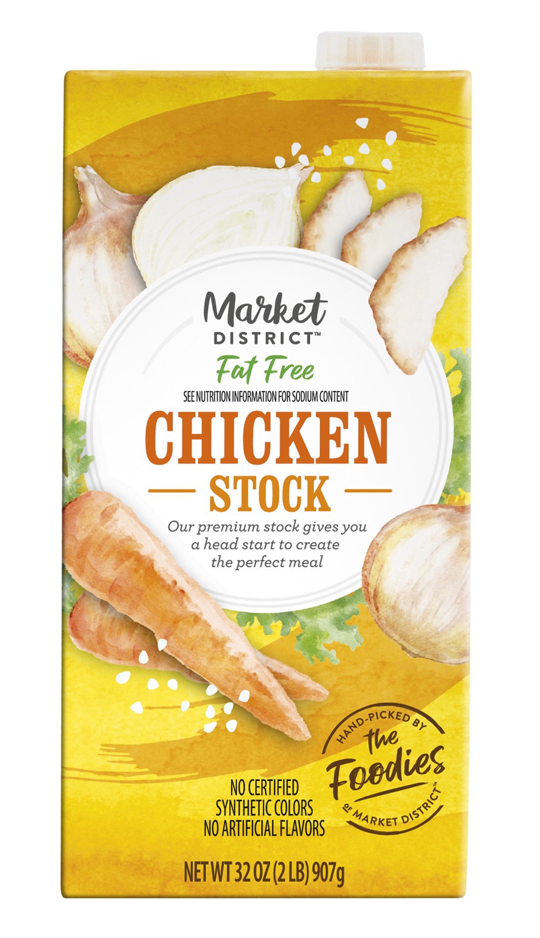 slide 1 of 1, Md Chicken Stock, 32 oz