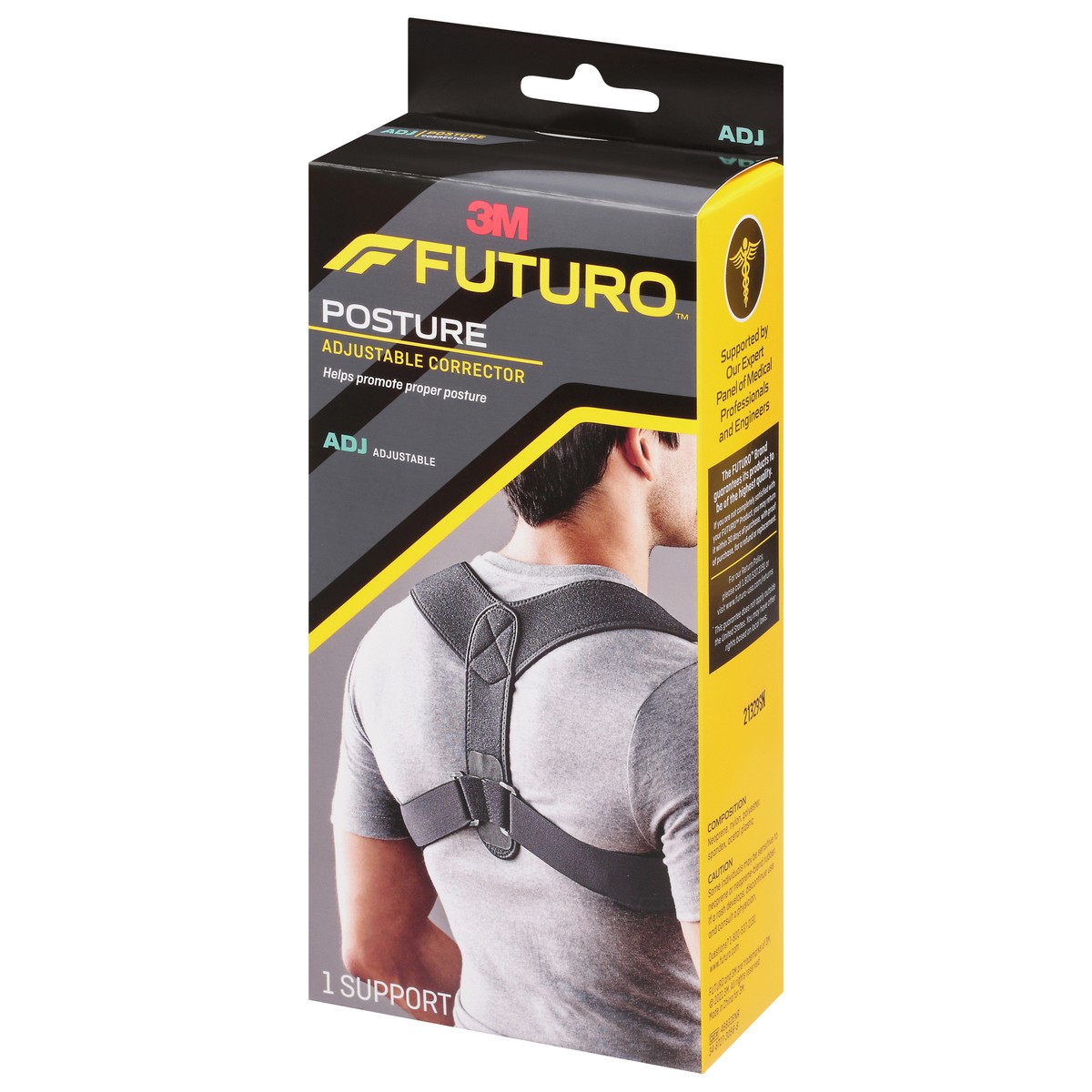 slide 9 of 9, Futuro Adjustable Posture Corrector, 1 ct