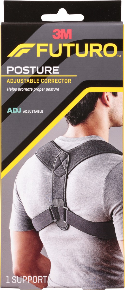 slide 8 of 9, Futuro Adjustable Posture Corrector, 1 ct