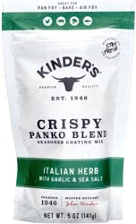 Kinder's Italian Herb with Garlic & Sea Salt Seasoned Coating Mix 5 oz