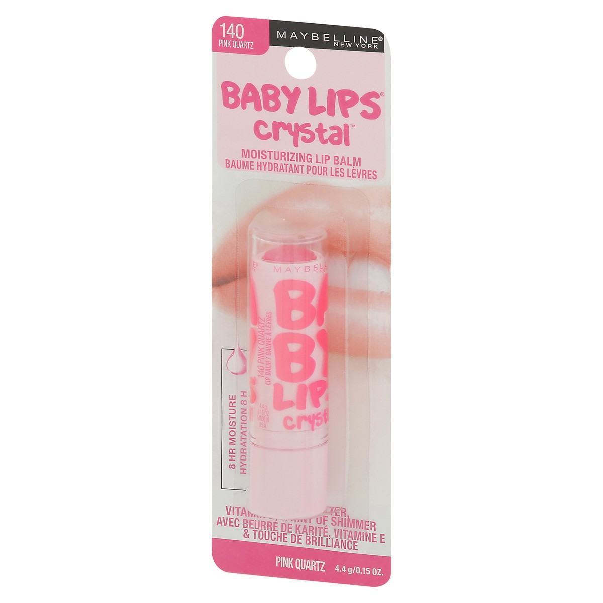 slide 7 of 9, Maybelline Baby Lips Crystal Pink Quartz 140 Moisturizing Lip Balm 0.15 oz, 0.15 oz