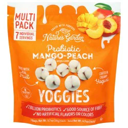 Nature's Garden Probiotic Mango-Peach Yoggies - 7 - 0.7 oz Bags