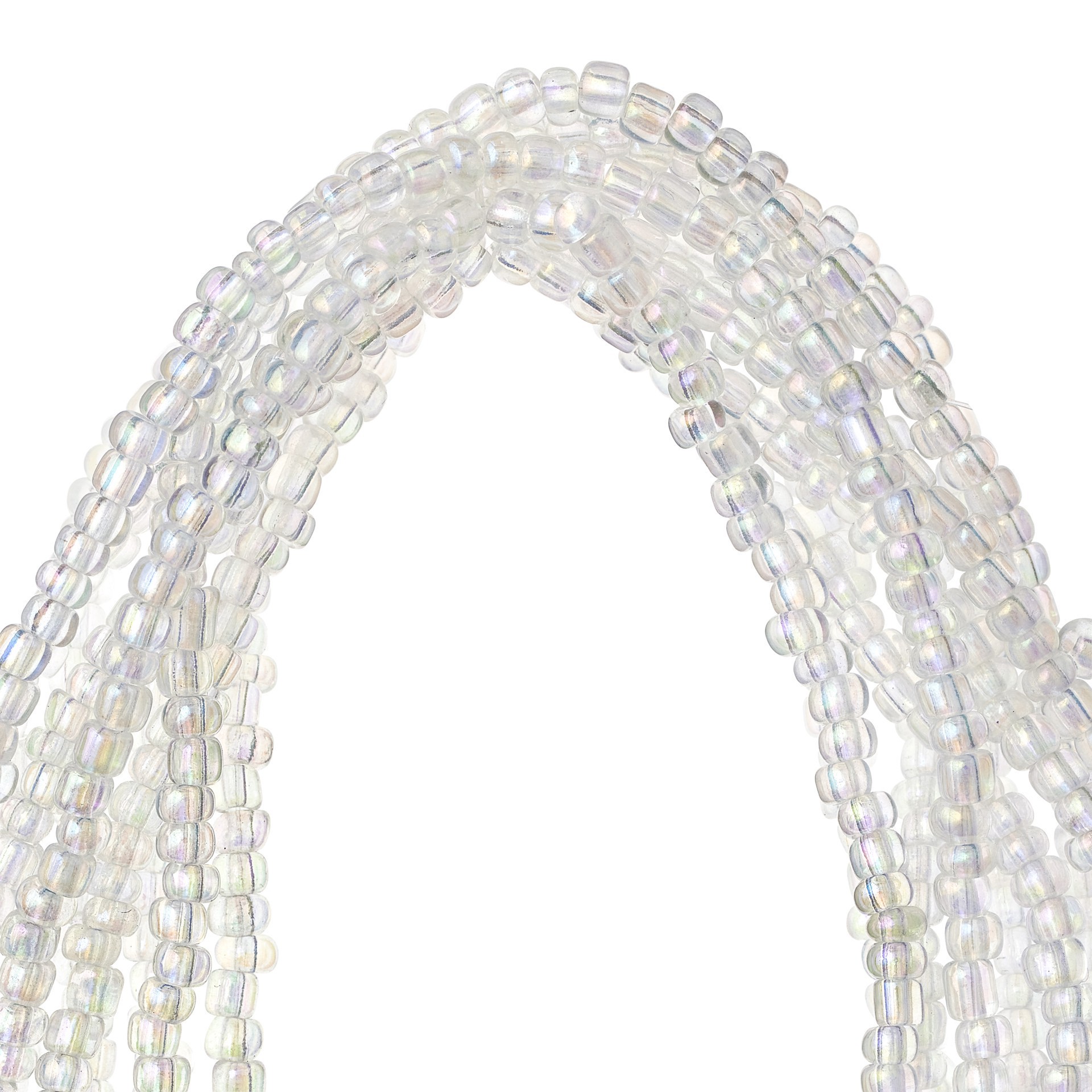 slide 2 of 3, Clear Glass Seed Beads, 6/0 By Bead Landing, 6/0