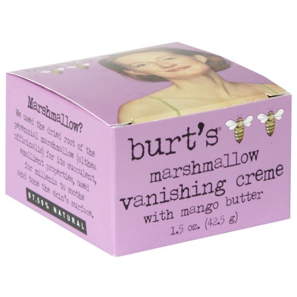 slide 1 of 1, Burt's Bees Marshmallow Vanishing Creme with Mango Butter, 1.5 oz