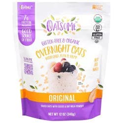 Oatsome Overnight Original Oats with Chia, Flax & Hemp 12 oz
