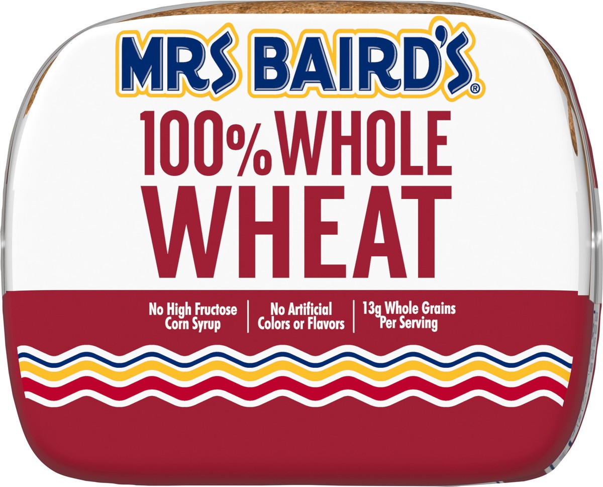 slide 11 of 13, Mrs. Baird's 100% Whole Wheat Bread, 20 oz, Wheat Bread, Bag, 20 oz