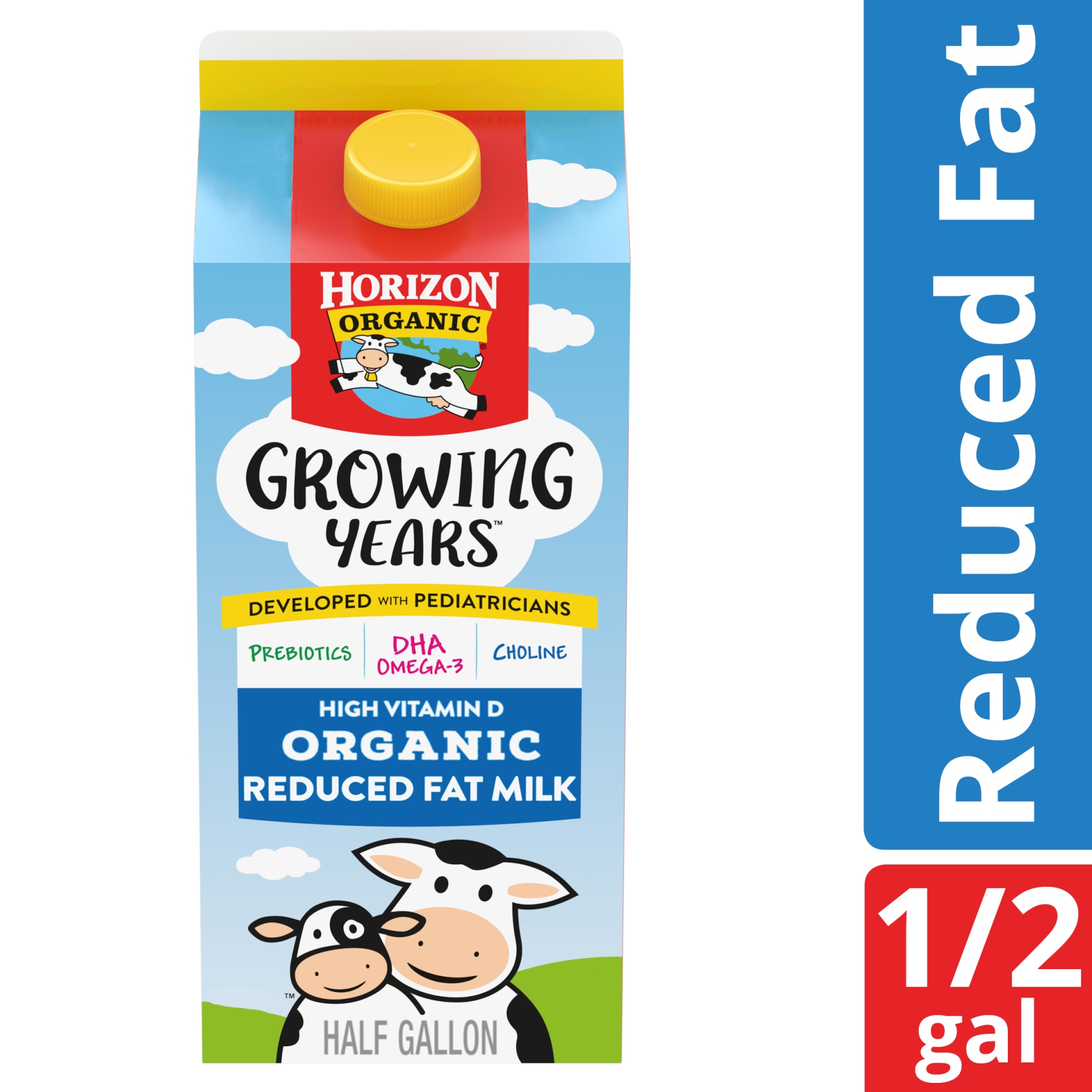 slide 1 of 5, Horizon Organic Growing Years 2% Milk with DHA Omega-3, 64 fl oz
