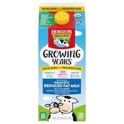 Horizon Organic Growing Years 2% Milk with DHA Omega-3, 59 fl oz. Carton