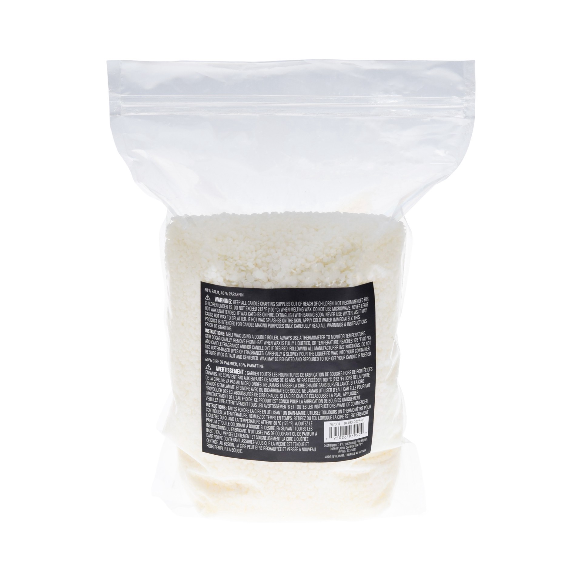 slide 4 of 6, 4lb. Palm & Paraffin Wax Blend Pastilles By Make Market, 4 lb