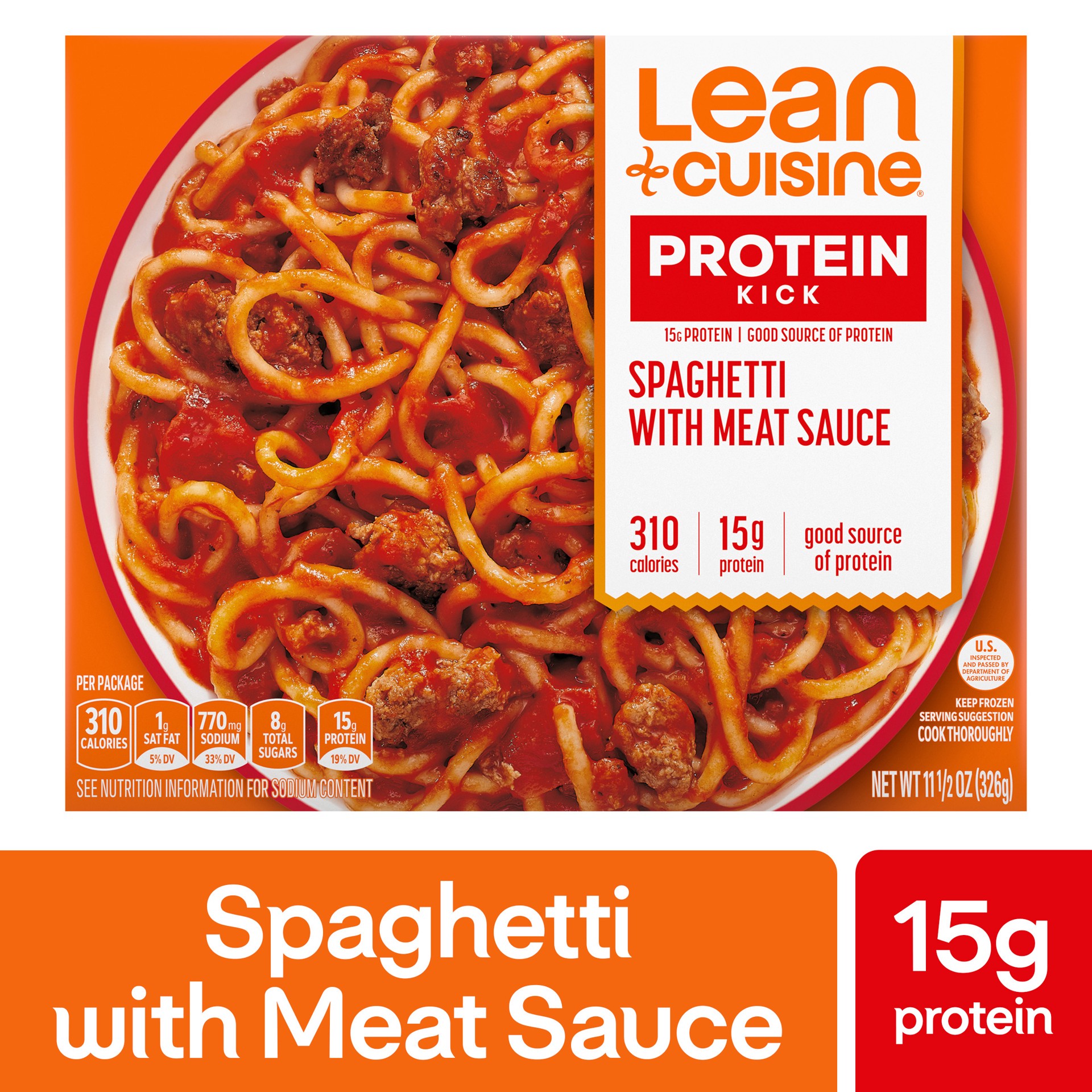 slide 1 of 6, Lean Cuisine Favorites Spaghetti With Meat Sauce, 11.5 oz