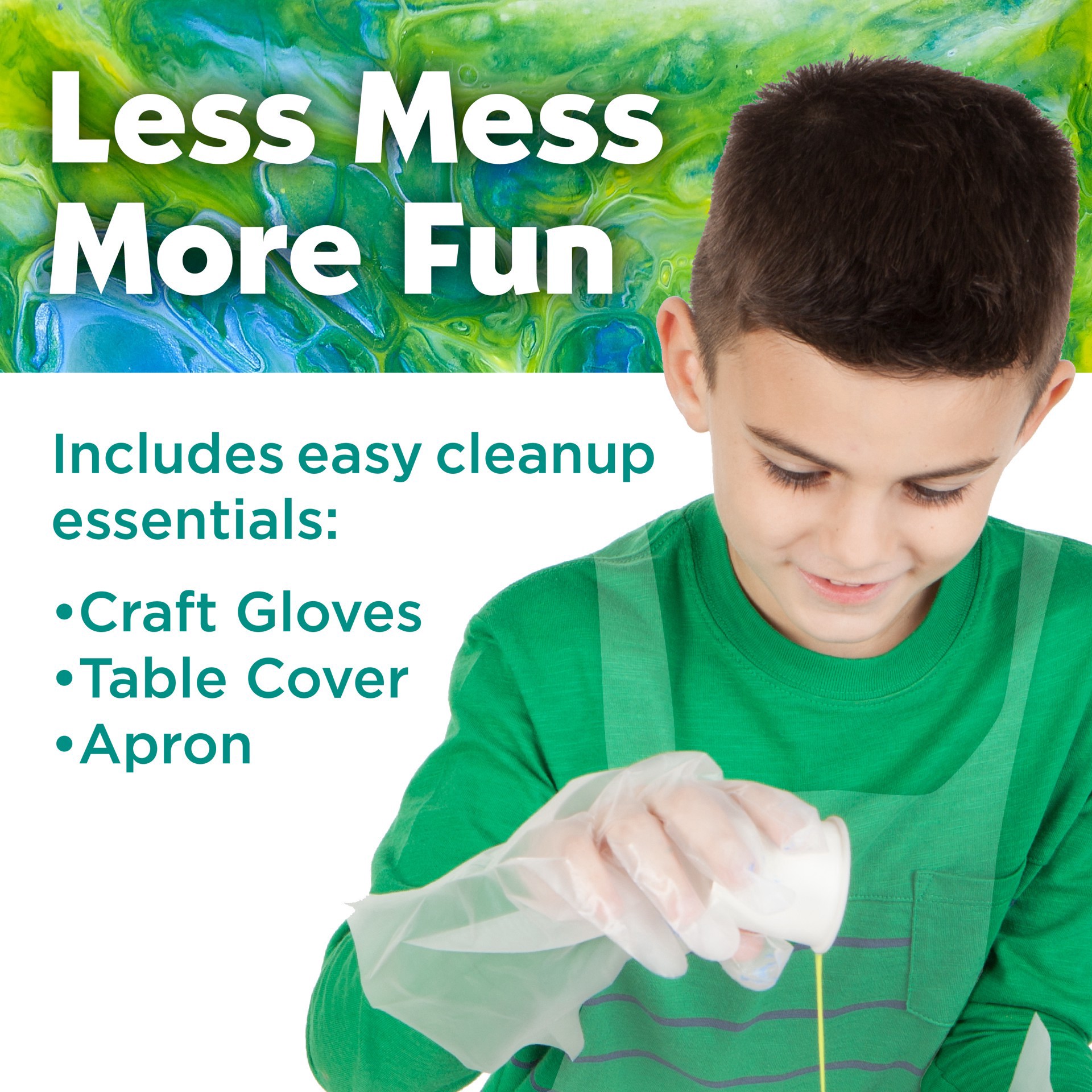 slide 7 of 8, Faber-Castell Hide & Seek Paint Pour Rocks Kit, makes 10 rocks