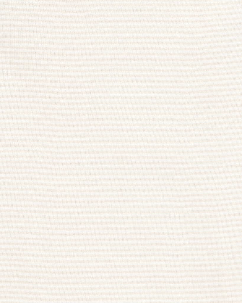 slide 3 of 6, Carter's Carters Baby 5-Pack Striped Birds Short-Sleeve Cotton Bodysuits - Ivory Ivory 3M, 1 ct