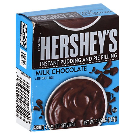 slide 1 of 1, Hersheys Pudding & Pie Filling Instant Milk Chocolate, 3.95 oz