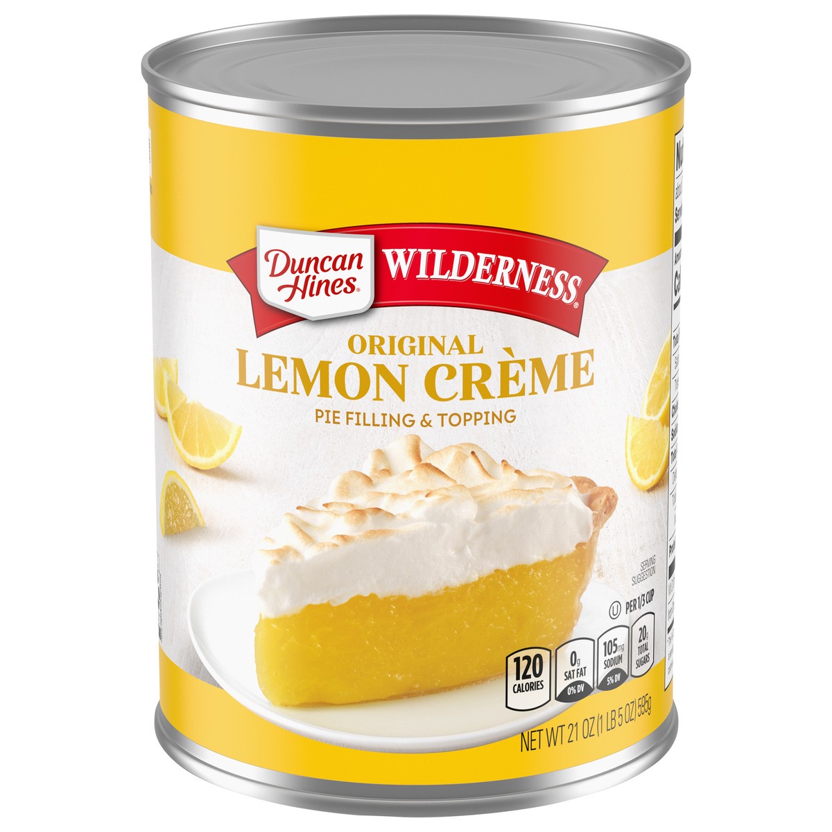 slide 1 of 2, Duncan Hines Wilderness Lemon Pie Filling, 21 oz