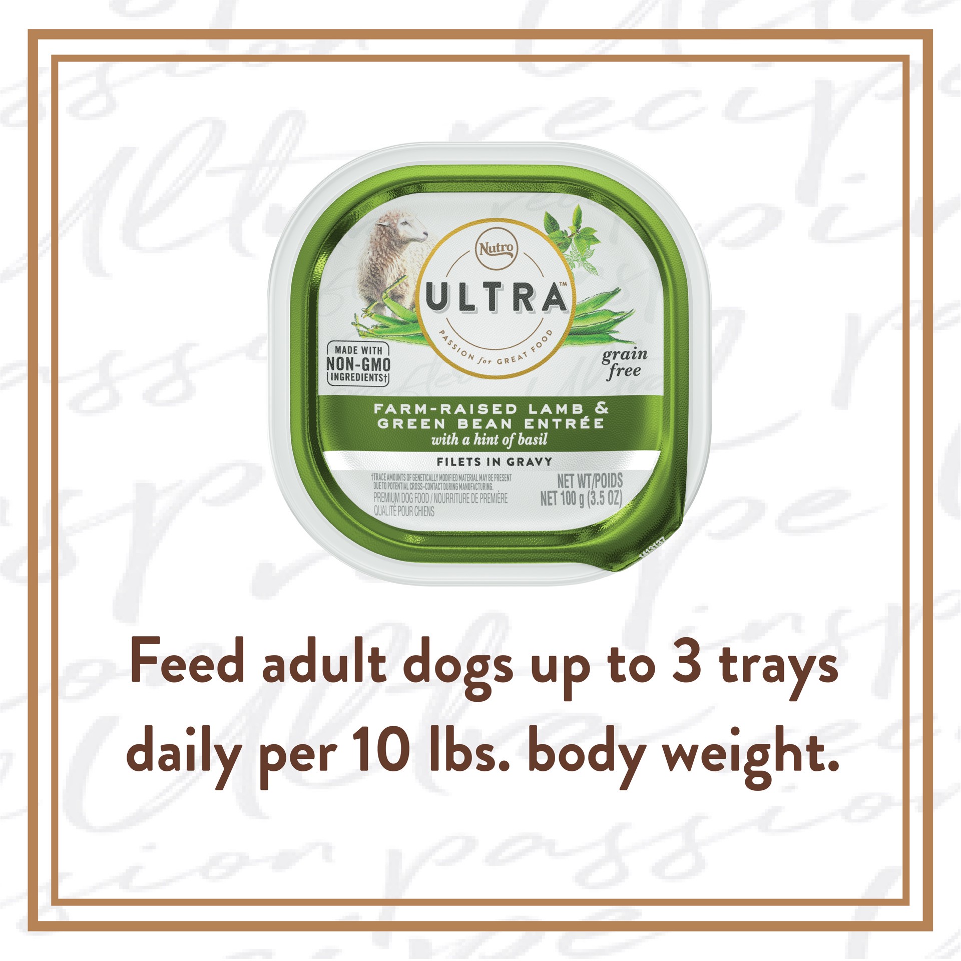 slide 2 of 4, Nutro Ultra Farm-Raised Lamb & Green Bean Entree Fillets in Gravy Dog Food, 3.5 Oz