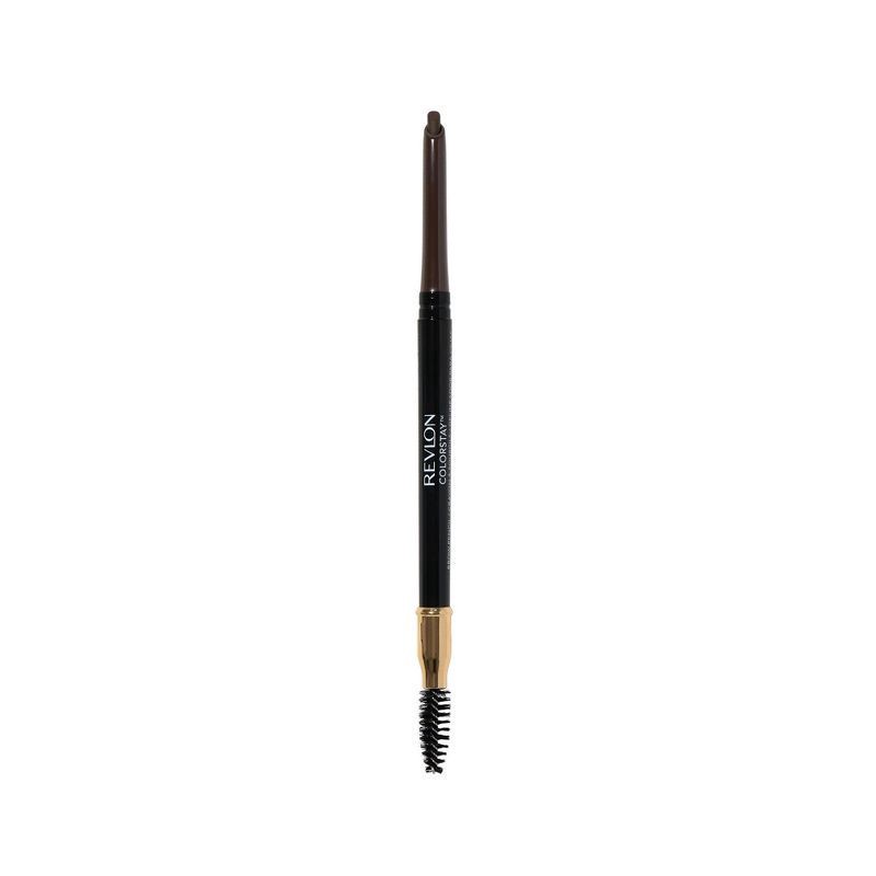 slide 1 of 7, Revlon ColorStay Waterproof Brow Pencil with Brush and Angled Tip - 220 Dark Brown - 0.012oz, 0.012 oz