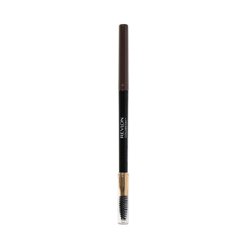 slide 6 of 7, Revlon ColorStay Waterproof Brow Pencil with Brush and Angled Tip - 220 Dark Brown - 0.012oz, 0.012 oz