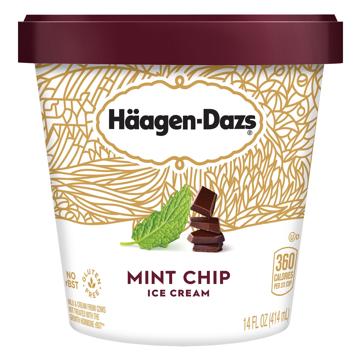 slide 1 of 6, Häagen-Dazs Haagen-Dazs Mint Chip Ice Cream - 14oz, 14 oz