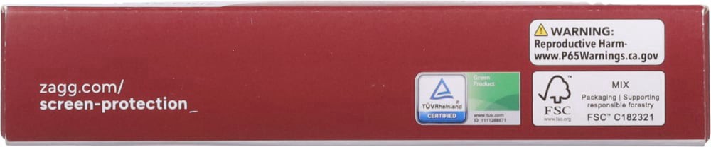 slide 3 of 3, Zagg™ Is-Glass Elite E-Apple-Dwight LGPL/15+CFS-FG, 1 ct